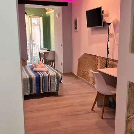 아파트 La Casa Sulle Mura Di Vista Mare 트로페아